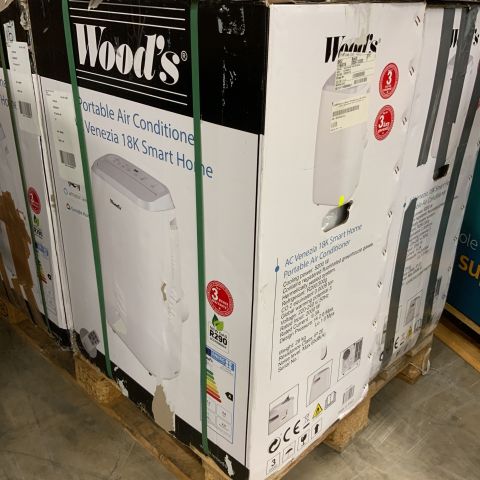 729038-2 Portable AC Wood's Venice Air Conditioning 18K G WiFi