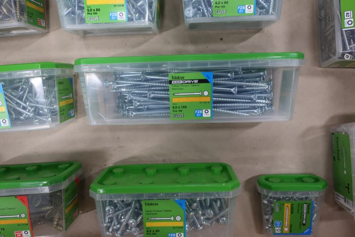 726556-9 Assortment with screw and screw accessories