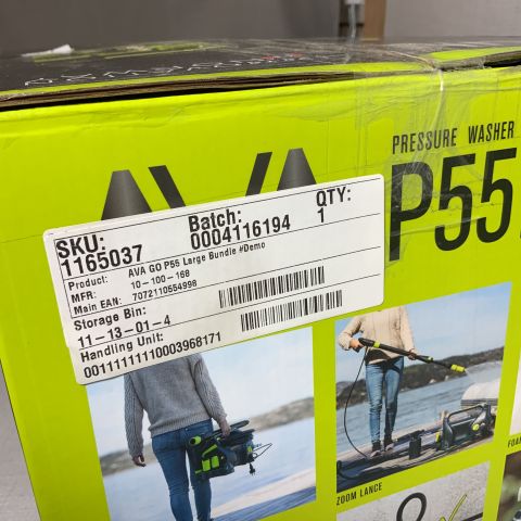 729301-3 High pressure washer AVA GO P55 Large Bundle