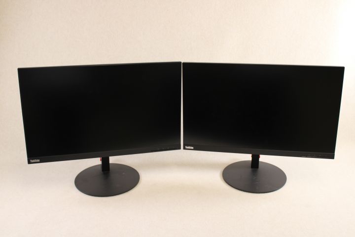 721254-2 2x Monitor - Lenovo ThinkVision incl. accessories