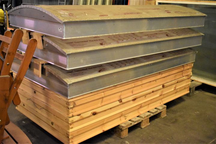 685183-1 Light domes 3 pcs Lexan Thermoclear 210x110 cm