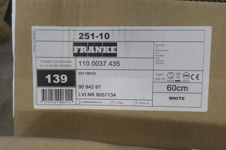 730423-2 Kitchen hood Franke F 251-10