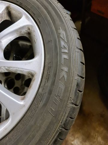 659676-6 2 Dunlopp summer tires 225/60/18 + 2 Falken Ziex 225/60/18