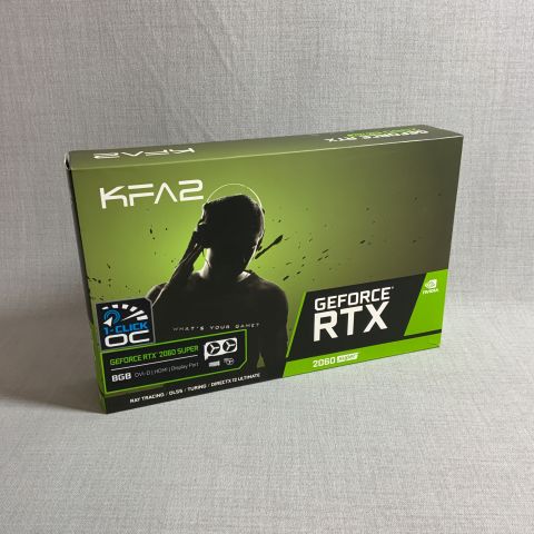 728888-2 Graphics card KFA2 GeForce RTX 2060 Super 1 Click OC White Led