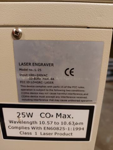 733840-11 Laser engraving machine LaserPro Mercury