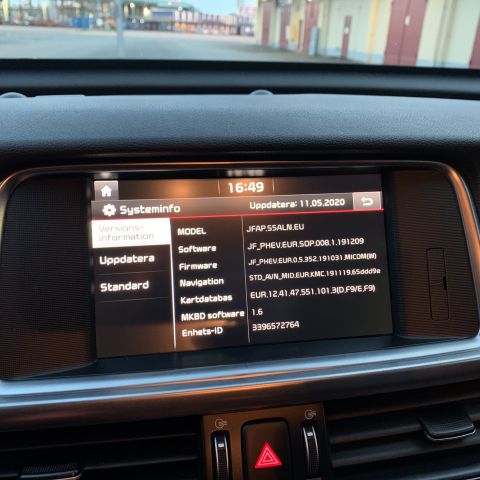 731657-39 Kia Optima Sport Wagon Plug-in Hybrid automatic -2018 (205hp, 109801km)