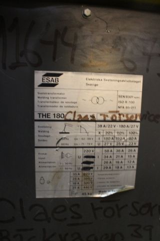 716197-3 Pin welding, ESAB, THE 180