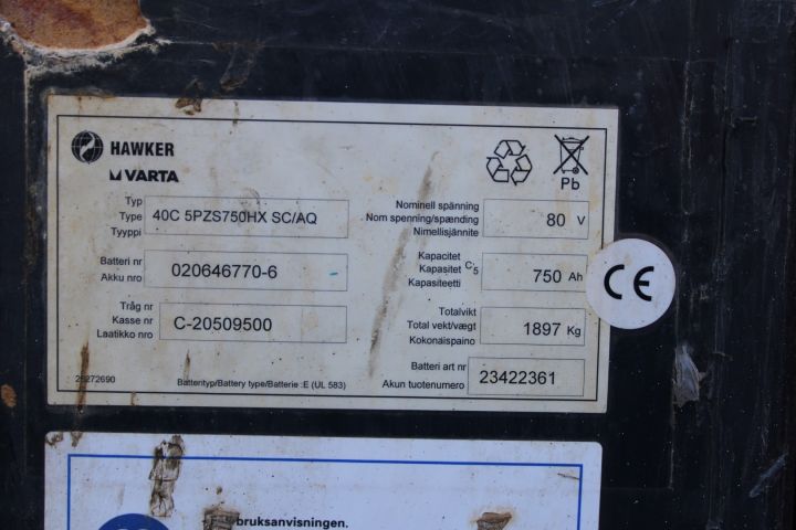 674265-9 Counterweight truck Clark Cem 25 -1998