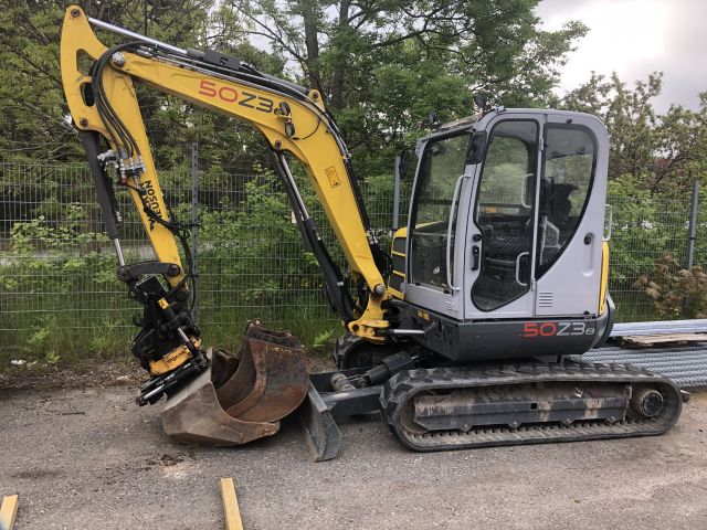 502008-1 Mini excavator Wacker Neuson 50Z3 549h -15 incl. gear