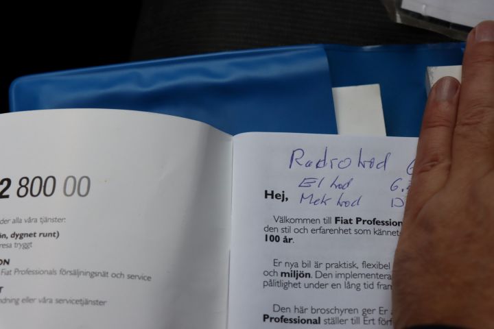 734600-42 Fiat Doblo -16 Regnr: YDX553