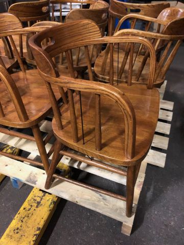 422932-2 8 classic pub chairs from Andy Thornton, England