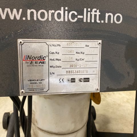 728541-5 Scissor lift 3000kg - Nordic by EAE