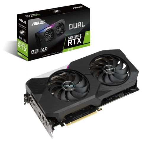 732233-1 Grafikkort ASUS Geforce RTX 3070 Dual 8G