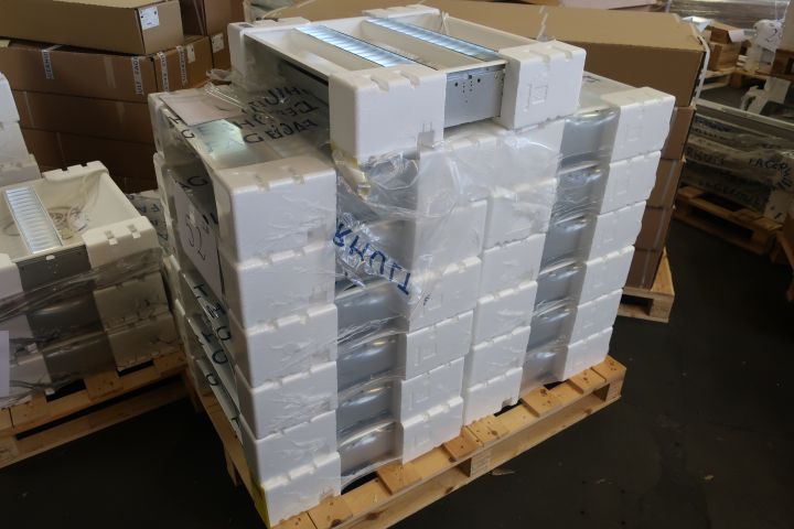 719216-7 13 pcs recessed luminaire Fagerhult Indigo Combo 2x2x14W 60x60cm