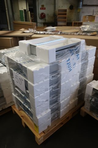 719218-5 13 pcs recessed luminaire Fagerhult Indigo Combo 2x14W 60x60cm