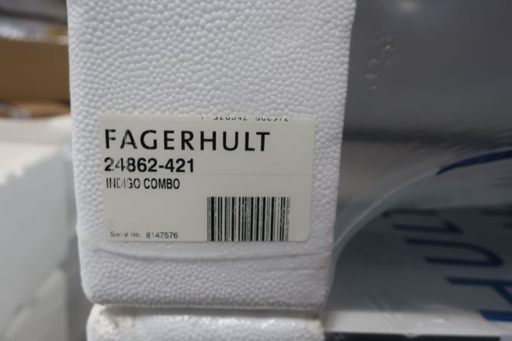 719218-7 13 pcs recessed luminaire Fagerhult Indigo Combo 2x14W 60x60cm