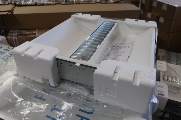 719218-2 13 pcs recessed luminaire Fagerhult Indigo Combo 2x14W 60x60cm