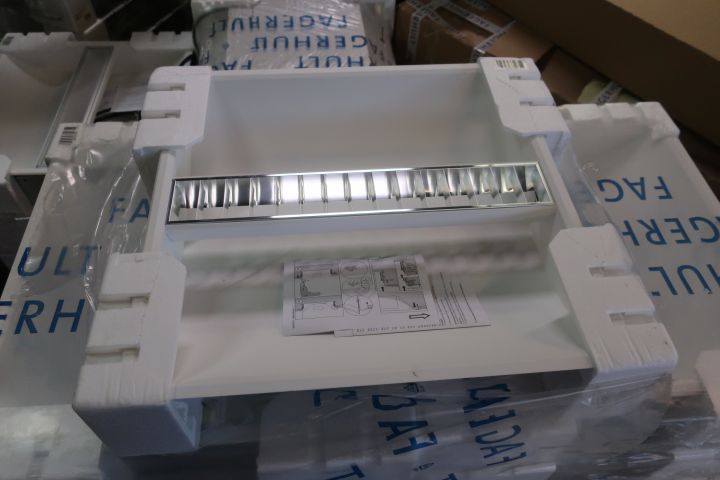 719218-3 13 pcs recessed luminaire Fagerhult Indigo Combo 2x14W 60x60cm