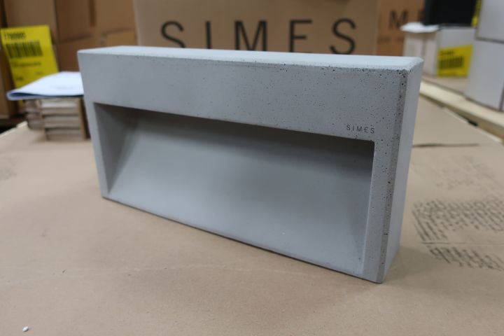 719234-1 2 outdoor lighting Simes Concrete Wall LED 29x6x15cm