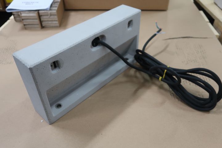 719234-6 2 outdoor lighting Simes Concrete Wall LED 29x6x15cm