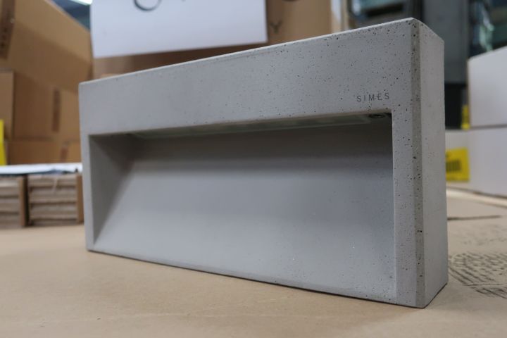 719234-7 2 outdoor lighting Simes Concrete Wall LED 29x6x15cm