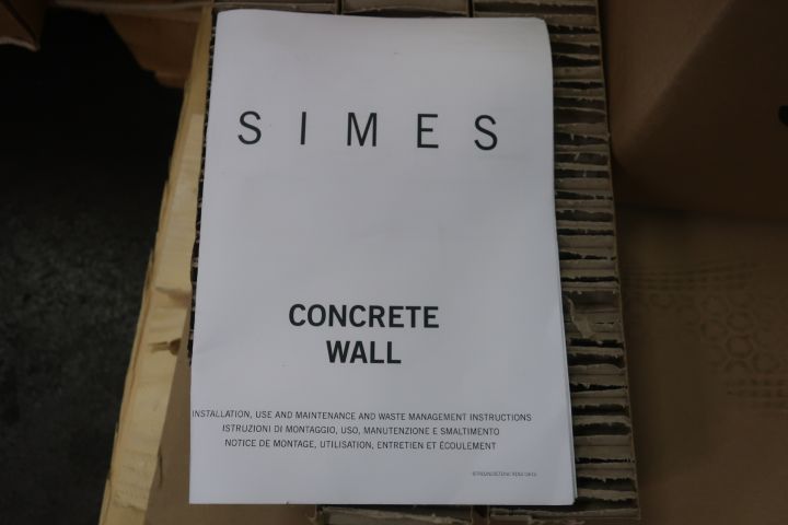 719234-8 2 outdoor lighting Simes Concrete Wall LED 29x6x15cm