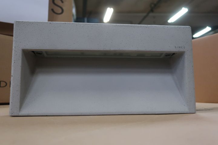 719234-10 2 outdoor lighting Simes Concrete Wall LED 29x6x15cm