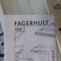 719334-5 14 pcs suspended office luminaire Fagerhult Vidi 1x14W 60x12cm