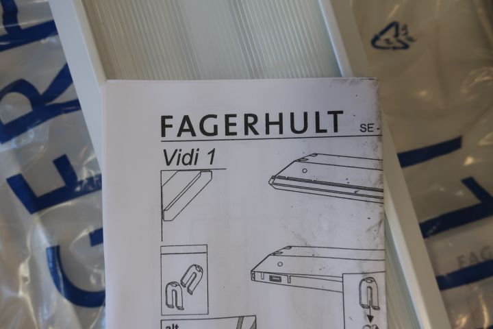 719334-5 14 pcs suspended office luminaire Fagerhult Vidi 1x14W 60x12cm