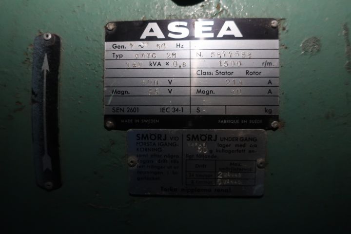 719363-12 Power plant ASEA, diesel-powered, in 20-foot containers