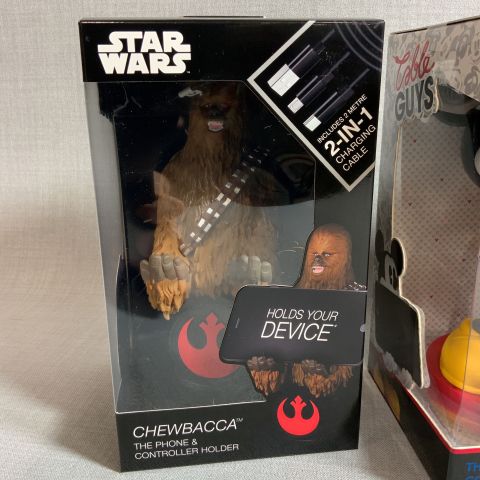 734509-4 Mobile / Handheld Cable Guys (Mickey Mouse, Chewbacca & Ruin)