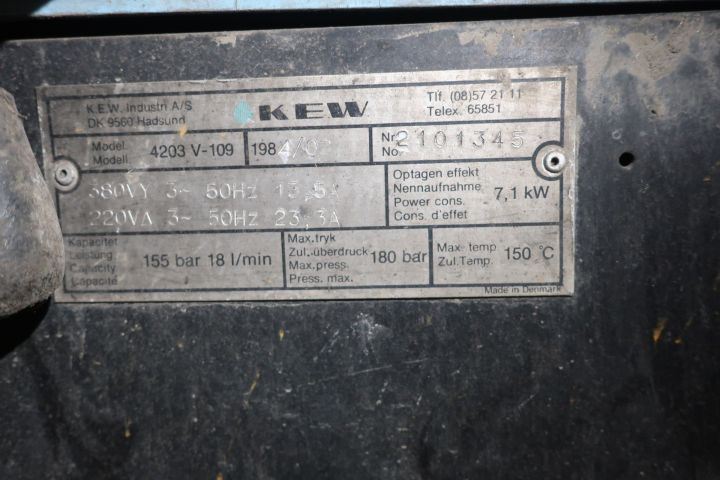 718466-9 Hot water washer, KEW 4203V-109