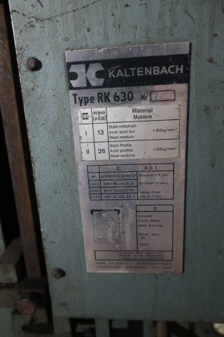 718496-5 CIrkelsåg, Kaltenbach RK 630