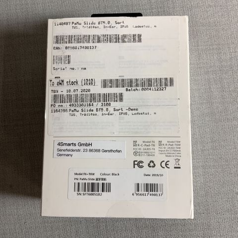 734553-3 Wireless headphones PaMu Slide BT5.0, Black