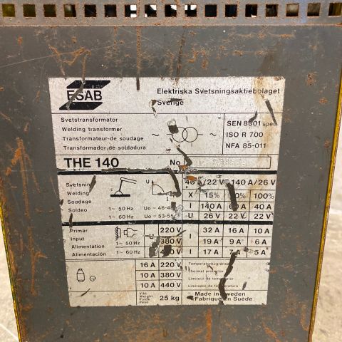 734792-6 MMA welding ESAB THE 140