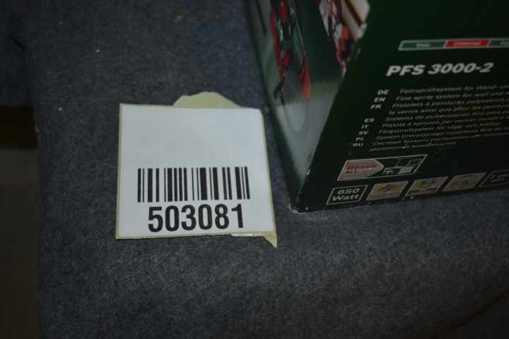 737259-3 Paint spray system PFS 3000-2 BOSCH NEW in cardboard (no. 503081)