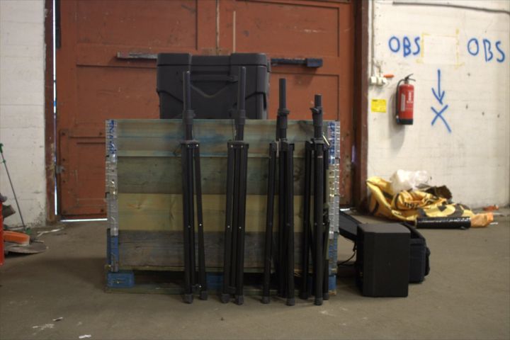 717531-2 PA with Samson mixer table (MDR1064), Samson output stage SX1200