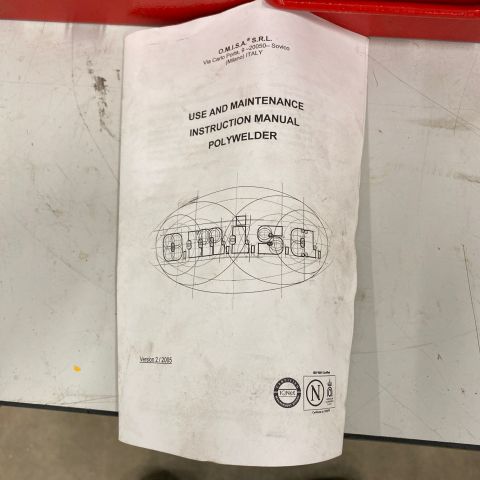 734858-4 Plastic weld OMISA Polywelder 10100 / TF