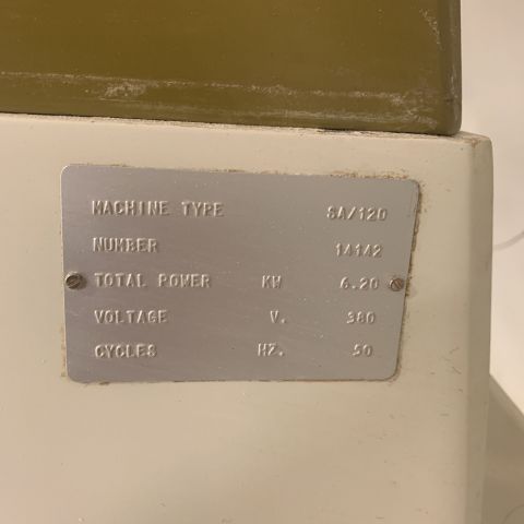 731672-6 Dough mixer planetary mixer Sottoriva SA / 120