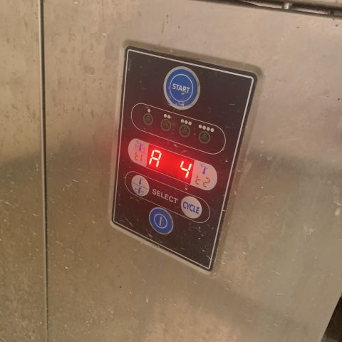 731676-5 Dishwasher: Back dishwasher Hoonved EDI 6, and sink