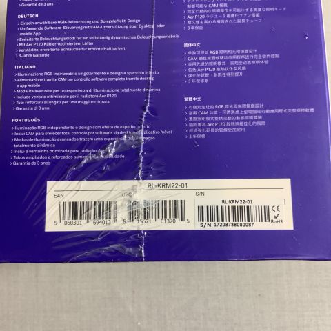 736866-3 CPU cooler NZXT Kraken M22