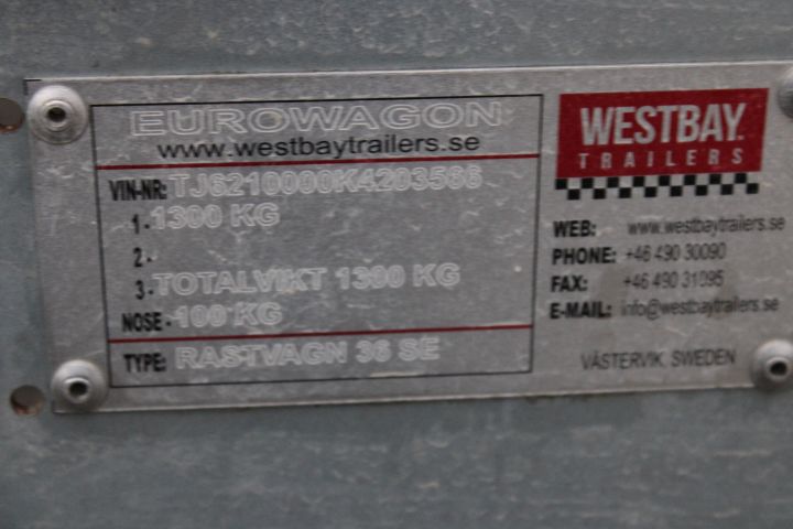 737849-15 Eurowagon Crew Booth Reg. No. JET60A -19