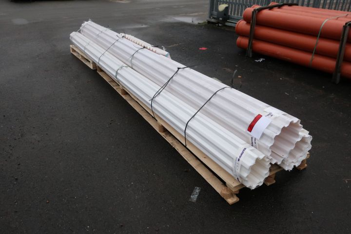 737793-2 Plastic roof and ridge Gop Esslon opal white 1135x4500 mm