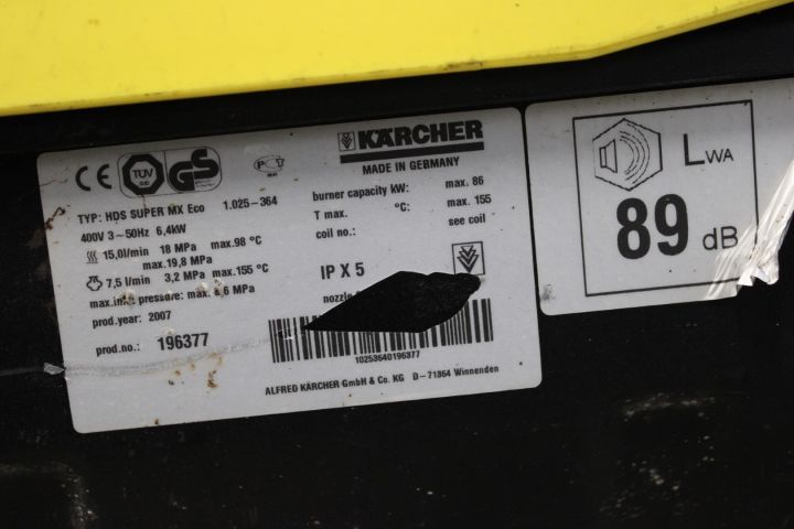665280-7 High pressure washer, HDS super M Eco, Kärcher, 2007