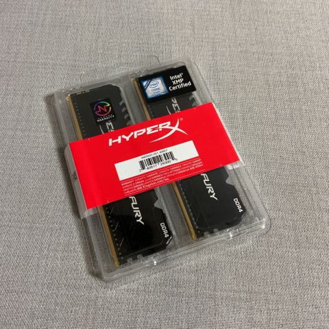 736928-2 RAM memory HyperX Fury RGB DDR4 3200MHz 16GB