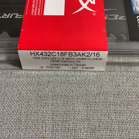 736928-3 RAM memory HyperX Fury RGB DDR4 3200MHz 16GB