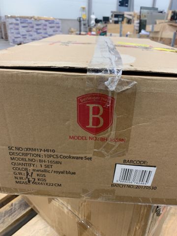 739079-2 10-piece pot set, Berlinger Haus Metallic-Line Royal Blue Edition