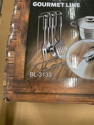 739084-3 17-piece Kastrullset, Blaumann Gourmet Line Jumbo