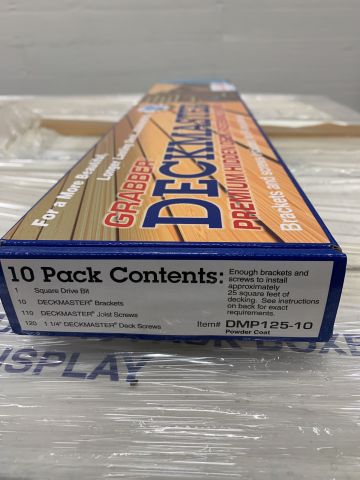 739051-3 18 pcs Grabber Deckmaster DMP 125-10, 10-pack