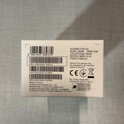 739413-3 Smartphone Huawei P30 Lite 4 + 128GB Pearl White